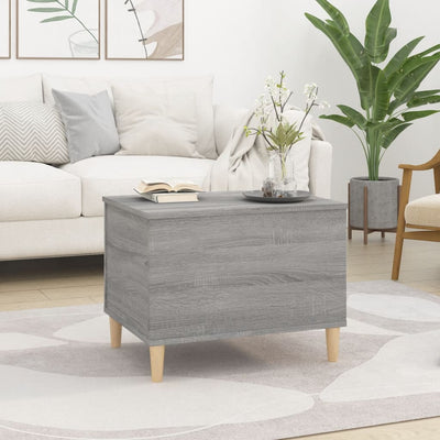 Sohvapöytä harmaa Sonoma 60x44,5x45 cm tekninen puu