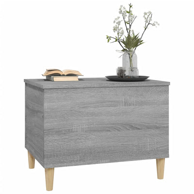 Sohvapöytä harmaa Sonoma 60x44,5x45 cm tekninen puu