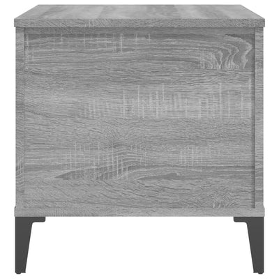 Sohvapöytä harmaa Sonoma 60x44,5x45 cm tekninen puu