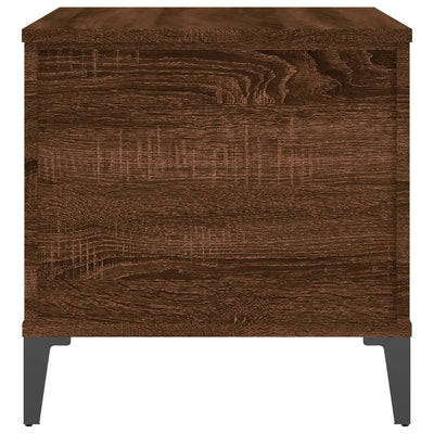 Sohvapöytä ruskea tammi 60x44,5x45 cm tekninen puu