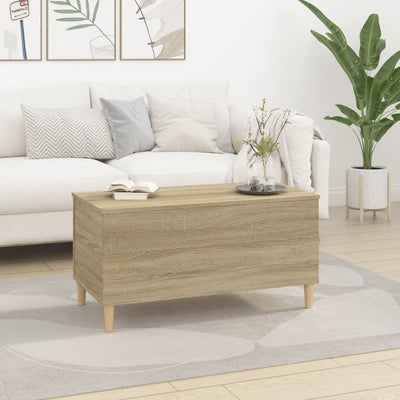 Sohvapöytä Sonoma-tammi 90x44,5x45 cm tekninen puu