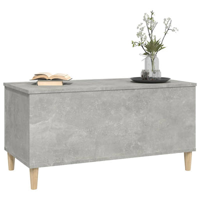 Sohvapöytä betoninharmaa 90x44,5x45 cm tekninen puu