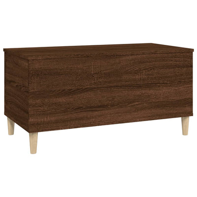 Sohvapöytä ruskea tammi 90x44,5x45 cm tekninen puu