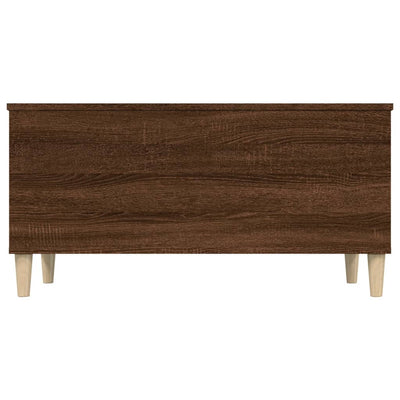 Sohvapöytä ruskea tammi 90x44,5x45 cm tekninen puu