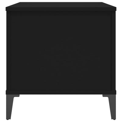 Sohvapöytä musta 90x44,5x45 cm tekninen puu