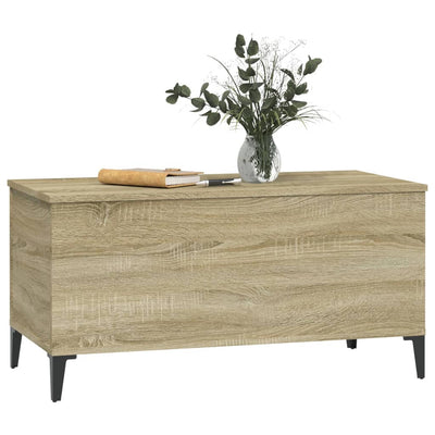 Sohvapöytä Sonoma-tammi 90x44,5x45 cm tekninen puu