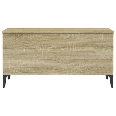 Sohvapöytä Sonoma-tammi 90x44,5x45 cm tekninen puu