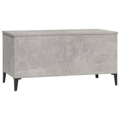 Sohvapöytä betoninharmaa 90x44,5x45 cm tekninen puu