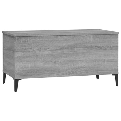 Sohvapöytä harmaa Sonoma 90x44,5x45 cm tekninen puu