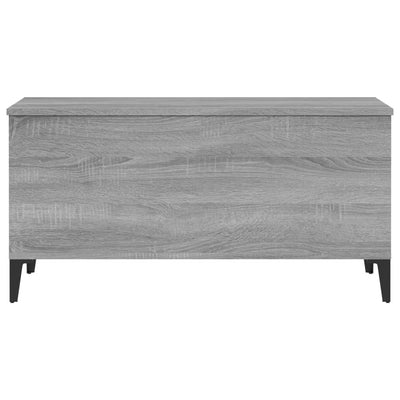 Sohvapöytä harmaa Sonoma 90x44,5x45 cm tekninen puu