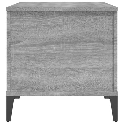 Sohvapöytä harmaa Sonoma 90x44,5x45 cm tekninen puu