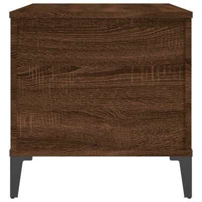 Sohvapöytä ruskea tammi 90x44,5x45 cm tekninen puu