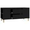 TV-taso musta 102x44,5x50 cm tekninen puu
