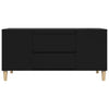TV-taso musta 102x44,5x50 cm tekninen puu