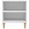TV-taso korkeakiilto valkoinen 102x44,5x50 cm tekninen puu