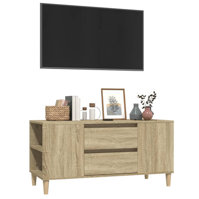 TV-taso Sonoma-tammi 102x44,5x50 cm tekninen puu