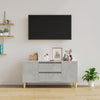 TV-taso betoninharmaa 102x44,5x50 cm tekninen puu
