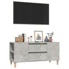 TV-taso betoninharmaa 102x44,5x50 cm tekninen puu