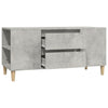 TV-taso betoninharmaa 102x44,5x50 cm tekninen puu
