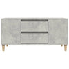 TV-taso betoninharmaa 102x44,5x50 cm tekninen puu