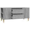 TV-taso harmaa Sonoma 102x44,5x50 cm tekninen puu