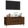 TV-taso ruskea tammi 102x44,5x50 cm tekninen puu