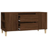 TV-taso ruskea tammi 102x44,5x50 cm tekninen puu
