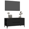 TV-taso musta 102x44,5x50 cm tekninen puu