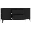 TV-taso musta 102x44,5x50 cm tekninen puu