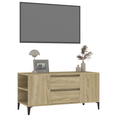 TV-taso Sonoma-tammi 102x44,5x50 cm tekninen puu