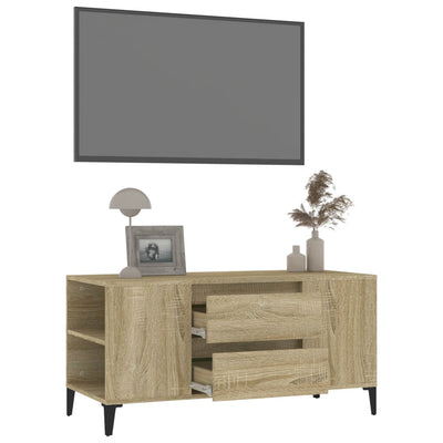TV-taso Sonoma-tammi 102x44,5x50 cm tekninen puu