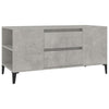 TV-taso betoninharmaa 102x44,5x50 cm tekninen puu