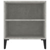TV-taso betoninharmaa 102x44,5x50 cm tekninen puu
