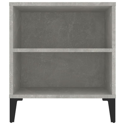 TV-taso betoninharmaa 102x44,5x50 cm tekninen puu