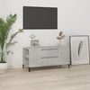 Betoninharmaa tv-taso Dragutu 102x44,5x50cm (puinen)