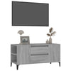 TV-taso harmaa Sonoma 102x44,5x50 cm tekninen puu