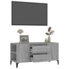 TV-taso harmaa Sonoma 102x44,5x50 cm tekninen puu