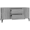 TV-taso harmaa Sonoma 102x44,5x50 cm tekninen puu