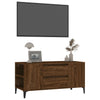 TV-taso ruskea tammi 102x44,5x50 cm tekninen puu