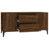 TV-taso ruskea tammi 102x44,5x50 cm tekninen puu