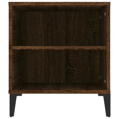 TV-taso ruskea tammi 102x44,5x50 cm tekninen puu