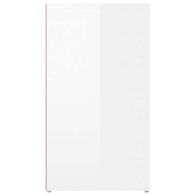Senkki korkeakiilto valkoinen 100x33x59,5 cm tekninen puu