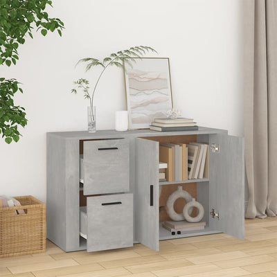Senkki betoninharmaa 100x33x59,5 cm tekninen puu