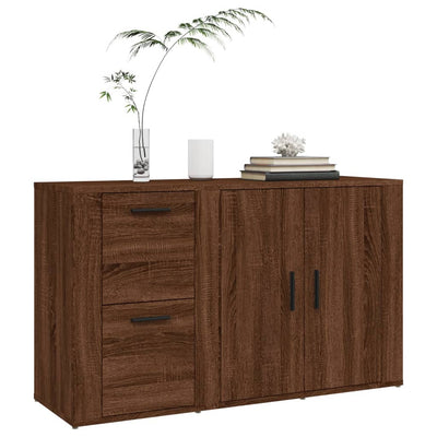 Senkki ruskea tammi 100x33x59,5 cm tekninen puu