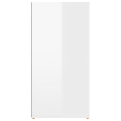 Senkki korkeakiilto valkoinen 100x30x59,5 cm tekninen puu