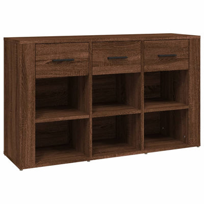 Senkki ruskea tammi 100x30x59,5 cm tekninen puu