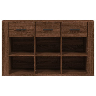 Senkki ruskea tammi 100x30x59,5 cm tekninen puu