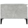 Sohvapöytä betoninharmaa 90x50x36,5 cm tekninen puu