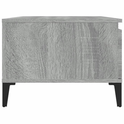 Sohvapöytä harmaa Sonoma 90x50x36,5 cm tekninen puu