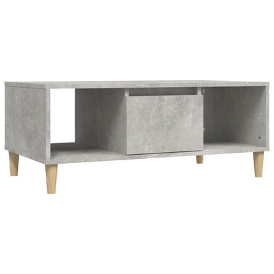 Sohvapöytä betoninharmaa 90x50x36,5 cm tekninen puu